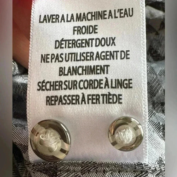 Robert Graham Button Down Shirt Flip Cuff Size L - Picture 3 of 10